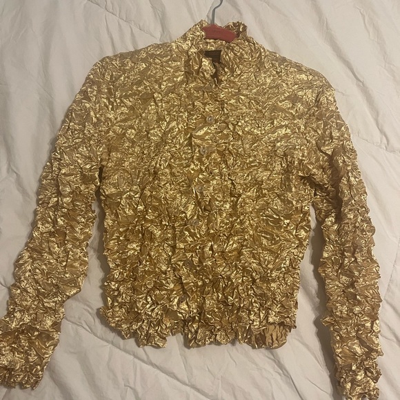 Simon Chang Womens Classic Blouse - Picture 4 of 9